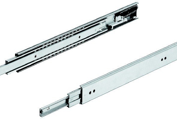 Glissière à sortie totale 037 à amortisseur intégré Soft Control (Profil 16 x 57,5 mm)