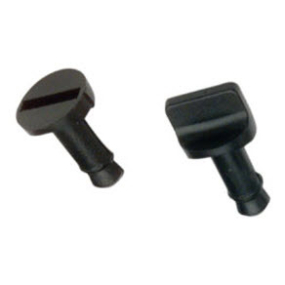 DZUS quarter-turn fasteners, opening and closing by turning