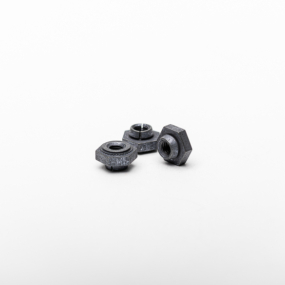 Self-brake crimp nuts