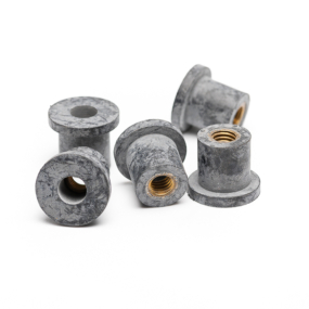 Ecrou à sertir en aveugle NEO fût cylindrique  – EPDM ou néoprène/laiton