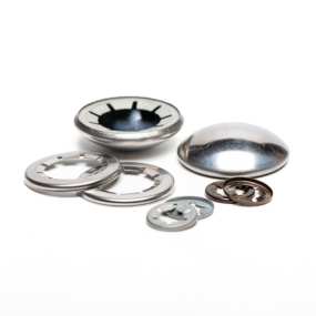 Starlock Steel or Stainless Steel Washers with stainless steel cap